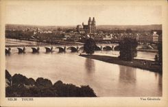 CPA Tours Vue Generale 