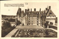 CPA Langeais Le Chateau facade interieure 