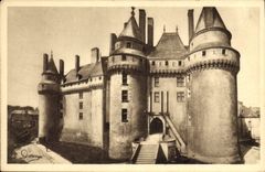 CPA Langeais Le Chateau ou fut celebre en 1491 le mariage du roi Charles VIII avec Anne de Bretagne 