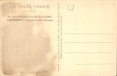 CPA Les Chateaux de la Loire Chambord Le grand escalier d'honneur 