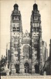 CPA Tours Cathedrale St Gatien 