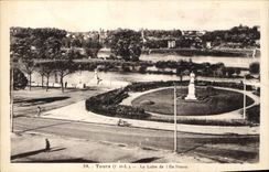 CPA Tours La Loire de I'lle Simon 