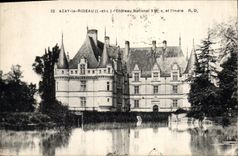 CPA Azay le Rideau Chateau National 