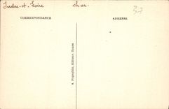 CPA Loches Collegiale St Ours Le Porche 