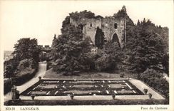 CPA Langeais Parc du Chateau 