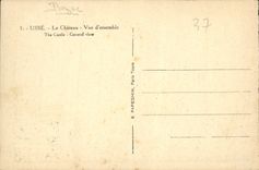 CPA Usse Le Chateau Vue d'ensemble 