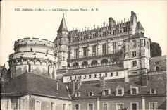 CPA Amboise Le Chateau facade Nord 