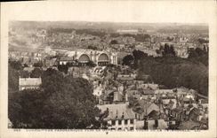 CPA Tours Vue panoramique vers la Gare prise des Tours de la Cathedrale 