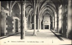 CPA Chateau d'Amboise La Salle des Etats 