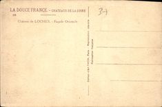 CPA Chateaux de la Loire Chateau de Loches Facade Orientale