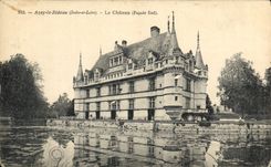 CPA Azay le Rideau Indre et Loire Le Chateau Facade Sud 