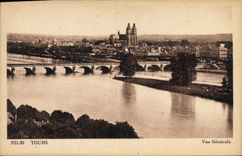 CPA Tours Vue Generale 
