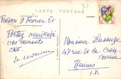 CPA Tours Cloitre de la Psalette Galeries et Escalier 
