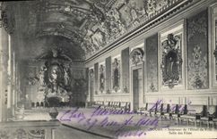 CPA Tours Interieur de l'Hotel de Ville Salle des Fetes 