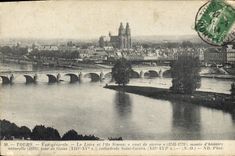 CPA Tours Vue generale La Loire et I'lle Simon 