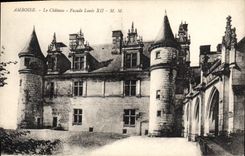 CPA Amboise Le Chateau Facade Louis XII 