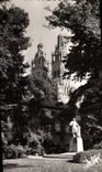 CPA Tours Indre et Loire Les fleches de la cathedrale vues de la place Francois Sicard 