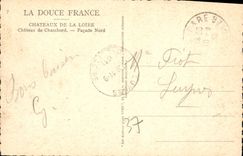 CPA Chateaux de la Loire Chateau de Chambord Facade Nord 