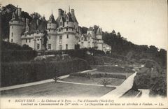 CPA Rigny Usse Le Chateau et le Parc Vue d'Ensemble Nord Est 