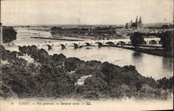 CPA Tours Vue generale 