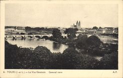 CPA Tours La Vue Generale 