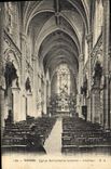 CPA Tours Eglise Notre Dame la Riche Interieur 