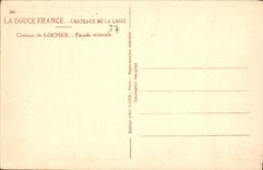 CPA Chateaux de la Loire Chateau de Loches Facade orientale