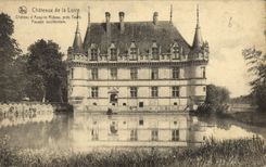CPA Chateaux de la Loire Chateau d'Azay le Rideau pres Tours Facade occidentale 
