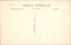 CPA Amboise Le château Cheminee de la Salle des Etats