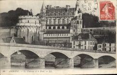 CPA Amboise Le Chateau et le Pont 