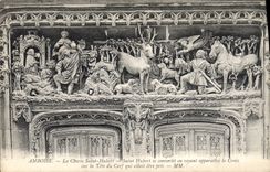 CPA Amboise La Chasse Saint Hubert Saint Hubert se convertit en voyant apparaitre la Croix sur la Te