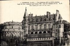 CPA Amboise L et L Le Chateau XV et XVI siecles Logis du Roi commence par Charles VIII 