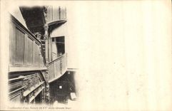 CPA Grande Rue Escalier d'une maison