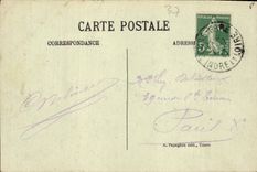 CPA Tours L et L La Loire Le Pont Bonaparte et la Vue generale Nord Ouest