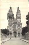 CPA Tours Cathedrale 