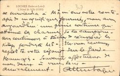 CPA Loches Indre et Loire L'Hotel de Ville 