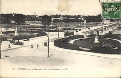 CPA Tours La Place des Arts et les Jardins 