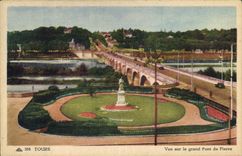 CPA Tours Vue sur le grand Pont de Pierre 