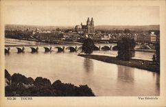 CPA Tours Vue Generale 