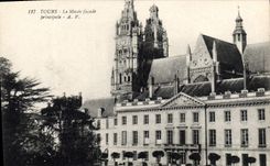 CPA Tours Le Musee Facade Principale 