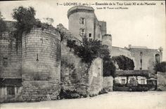 CPA Loches L et L Ensemble de la Tour Louis XI et du Martelet 
