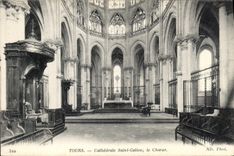 CPA Tours Cathedrale Saint Gatien le Choeur 