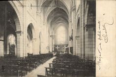 CPA Tours Interieur de l'Eglise 