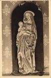 CPA Chateaux de la Loire Chateau de Langeais XV S la Vierge en Bois dore XIV Siecle 