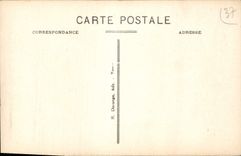 CPA Amboise I et L le chateau M H Porte de la Salle du jeu de Paume 