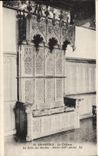 CPA Langeais le chateau la Salle des Gardes Stalle XV siecle 