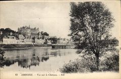 CPA Amboise vue sur le Chateau 