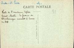 CPA Tours I et L la Basilique St Martin 