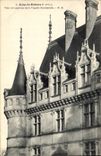 CPA Azay le Rideau I et L Tour et Lucarnes de la Facade Occidentale 