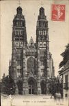 CPA Tours la Cathedrale 